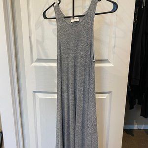 Heather grey A-line dress
